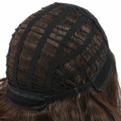 Men's Short Curly Brown Wig Halloween Cosplay Anime Costume Wig