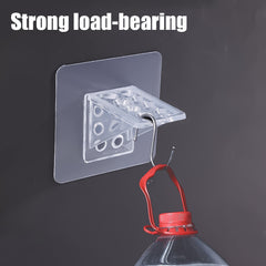 4pcs Adhesive Shelf Support Pegs Kitchen Bathroom Wall Hangers