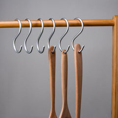 10pcs Stainless Steel Kitchen Storage Hooks Hangers