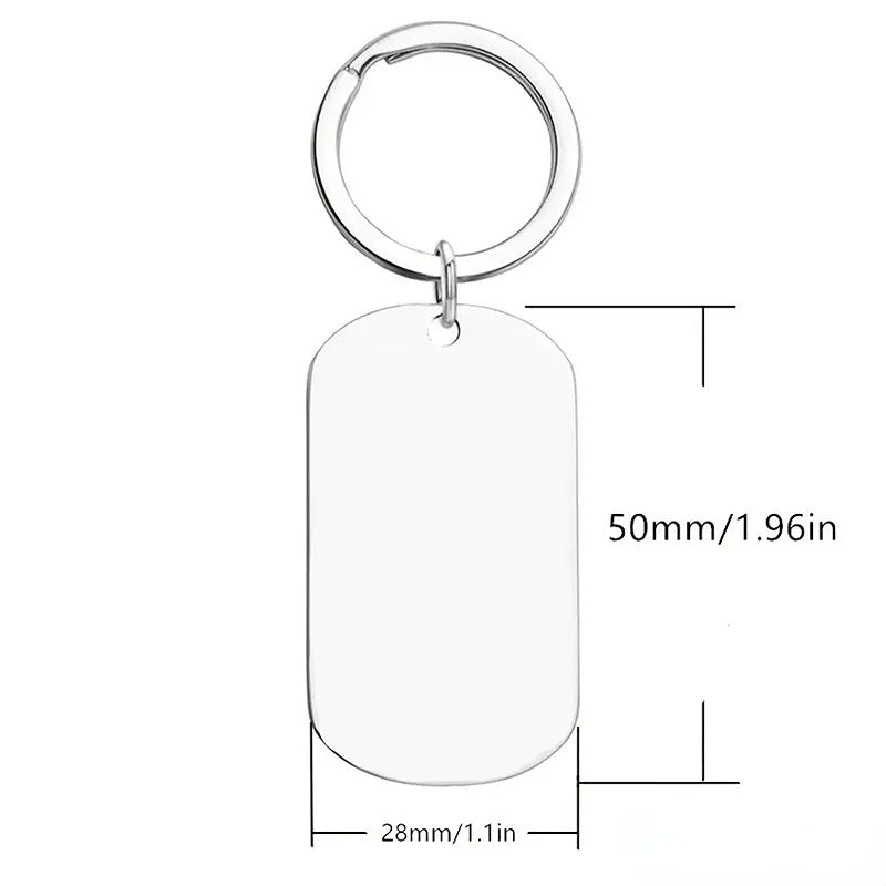 Metal Keychain For Daughter Son Birthday Gift For Teens Boys Girls