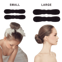 2pcs Portable Hair Bun Maker DIY Tool Accessories