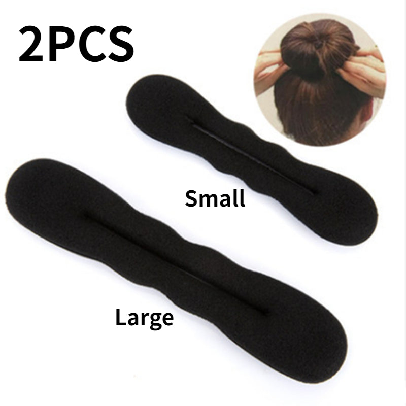 2pcs Portable Hair Bun Maker DIY Tool Accessories