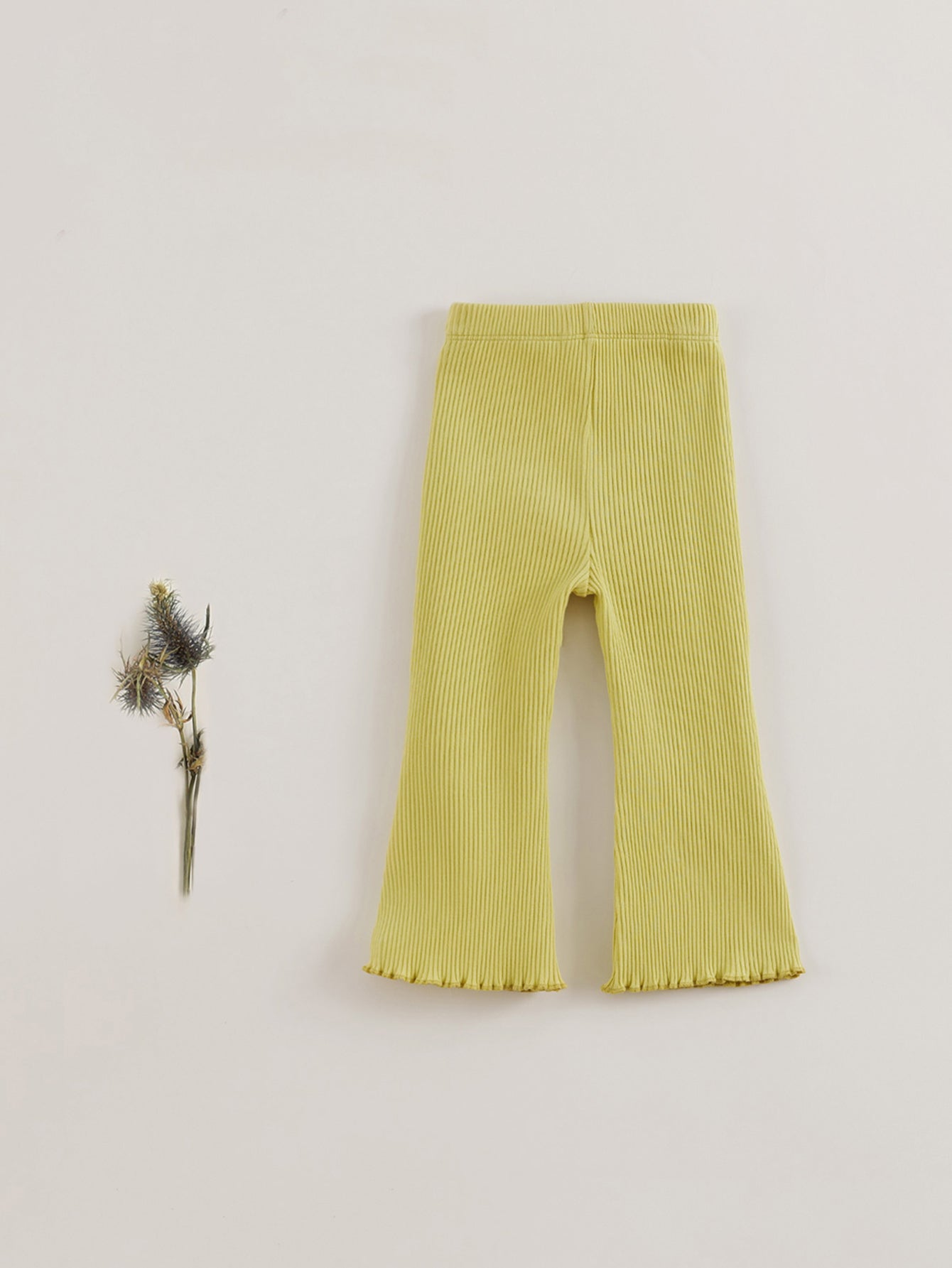 MARC&JANIE Girls Flared Leggings Soft Knit Comfortable Spring Summer Kids Clothi