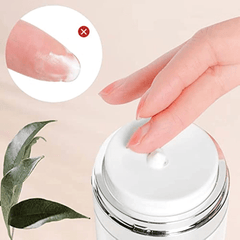 Refillable Airless Pump Jars for Lotions and Creams