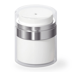 Refillable Airless Pump Jars for Lotions and Creams