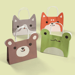 10pcs Cartoon Animal Gift Wrapping Bags for Party