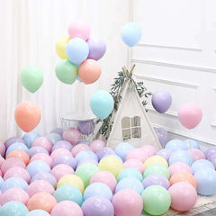 50pcs High Macaron Balloons for Wedding Birthday Scene Decoration