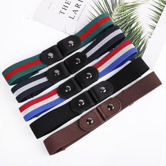 Unisex Lazy Invisible Elastic Waistband Belt For Pants
