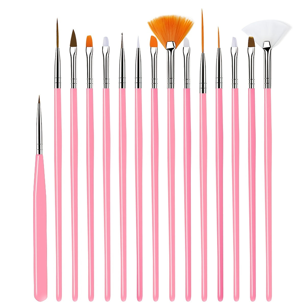 15pcs Detail Hook Line Art Paint Brush Set Watercolor Painting Supplies