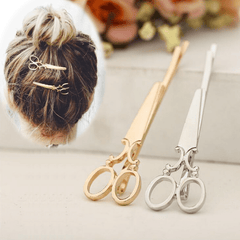 Small Scissors Metal Hair Clip Funny Hair Accessories