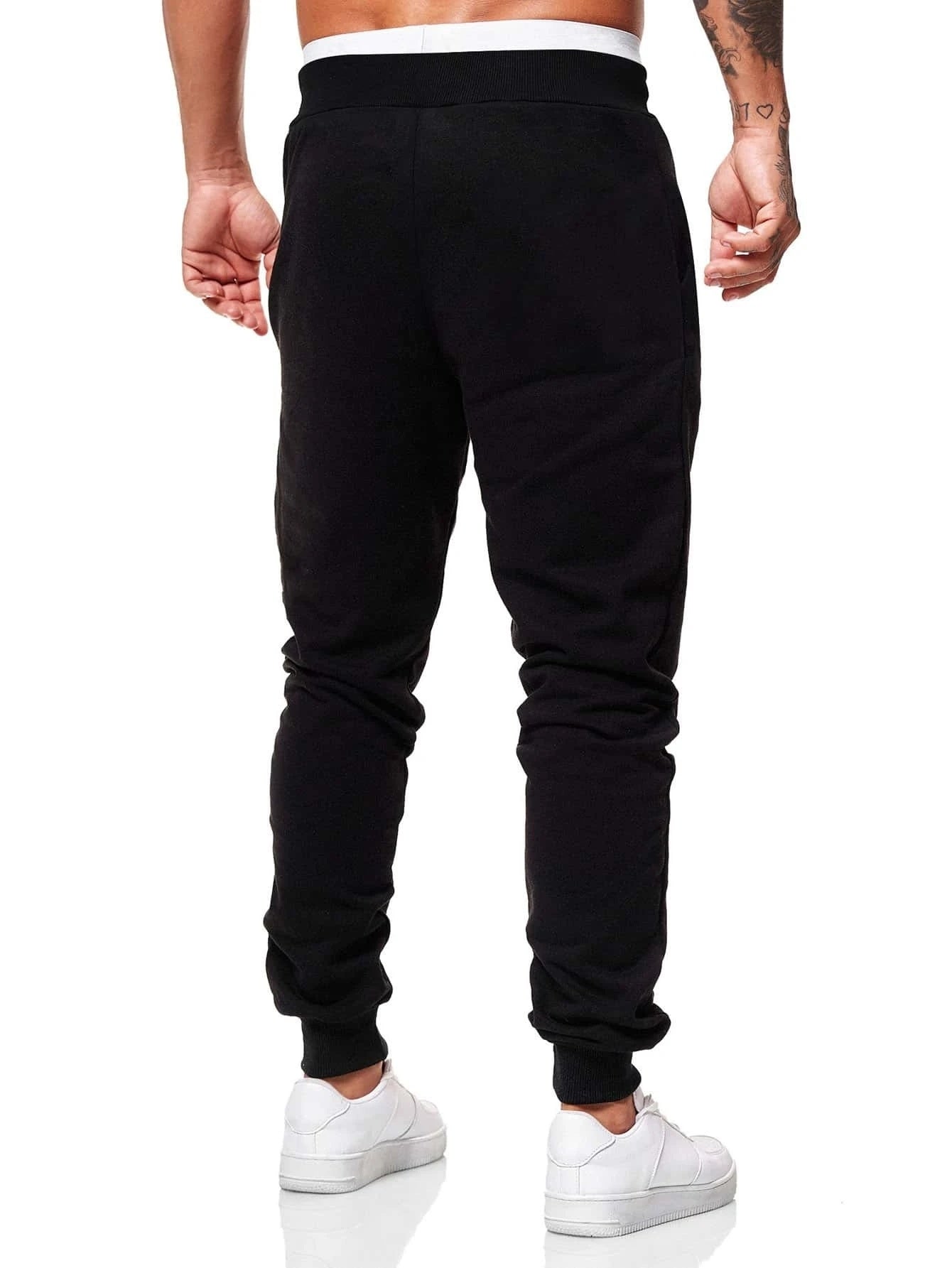 Men's Comfy Drawstring Joggers Casual Breathable Loose Fit Pants