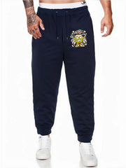 Coconut Comfy Drawstring Joggers Men's Casual Loose Fit Pants