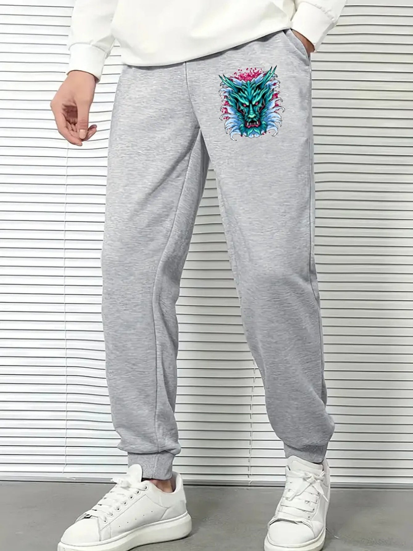 Men's Comfy Drawstring Joggers Loose Fit Stretch Pants for Spring