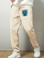 Men's Comfy Drawstring Joggers Loose Fit Stretch Pants for Spring