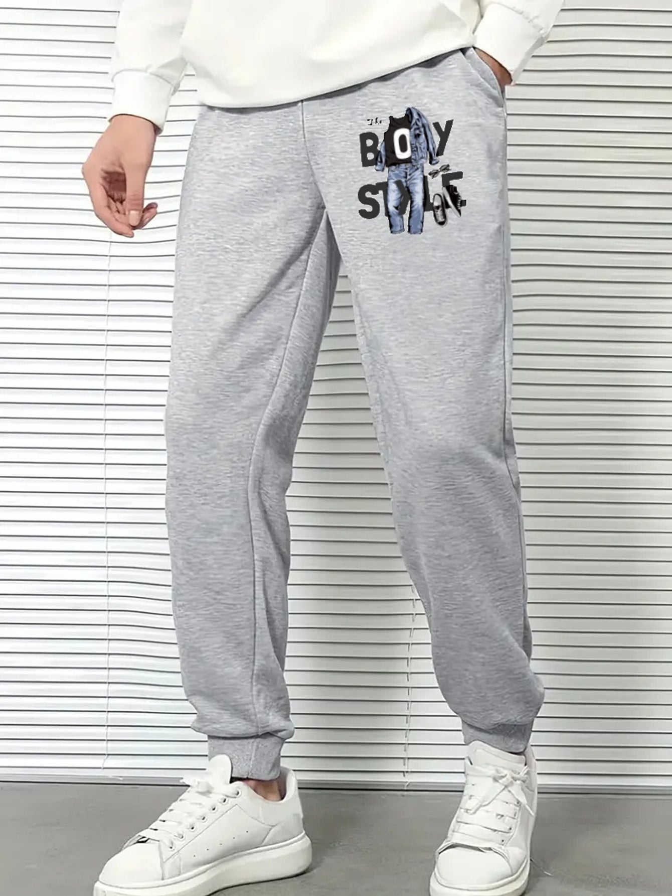Men's Comfy Drawstring Joggers Casual Loose Fit Pants