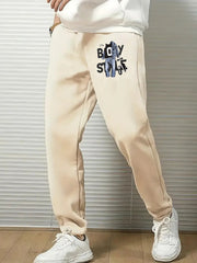 Men's Comfy Drawstring Joggers Casual Loose Fit Pants