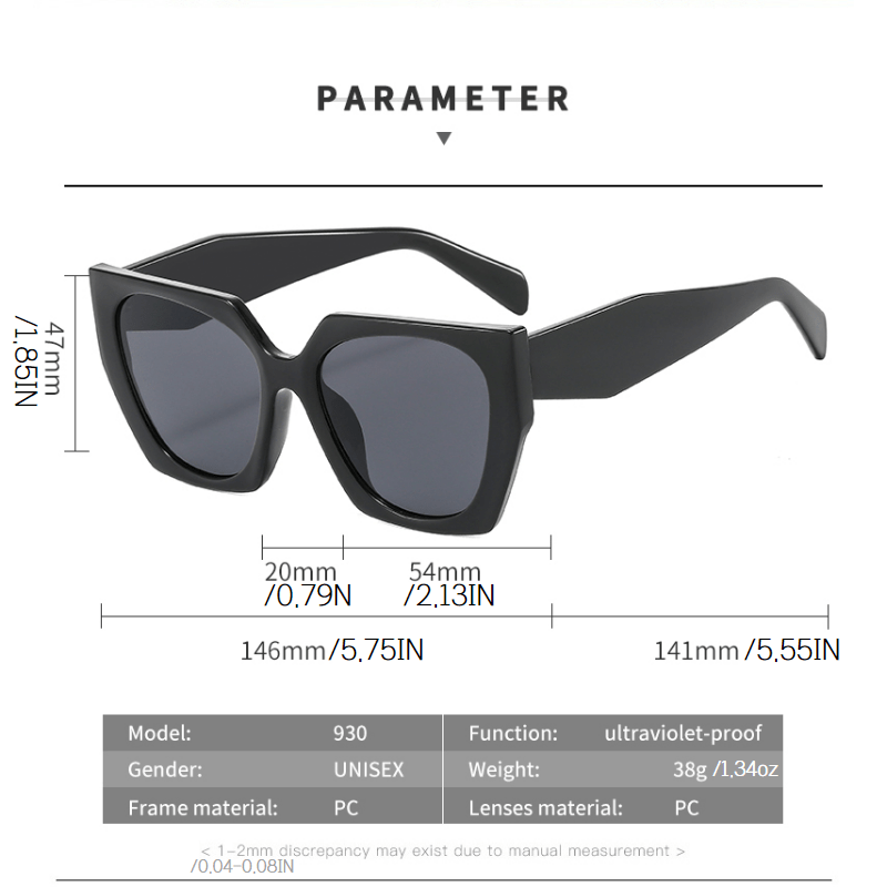 Cat Eye Polarized Sunglasses For Men Women UV400