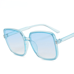 Gradient Lens Sunglasses Oversize Square Glasses UV Protection