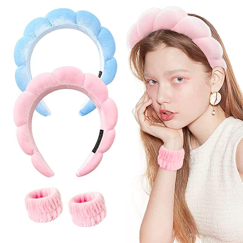 Puffy Headband Plush Hair Band Solid Hair Accessories Soft Headdress
