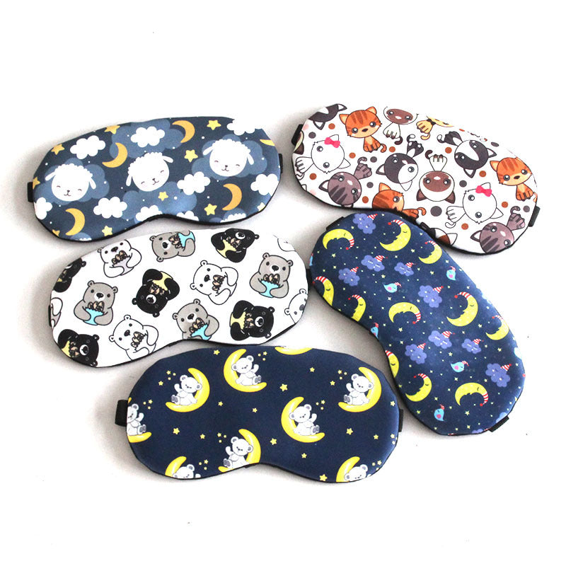 Kids Cartoon Sleep Eye Mask Soft Breathable Blackout Cover