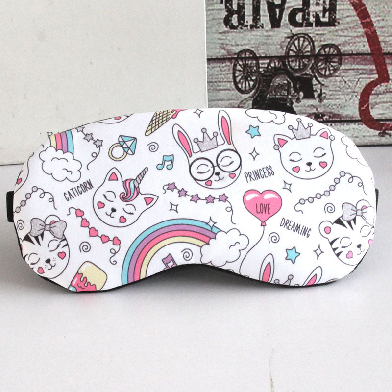 Kids Cartoon Sleep Eye Mask Soft Breathable Blackout Cover