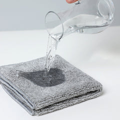 10pcs Kitchen Rag Double Sided Microfiber Cleaning Rags Multipurpose Dish Cloths