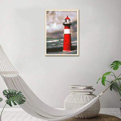5D Lighthouse Seaside Diamond Painting