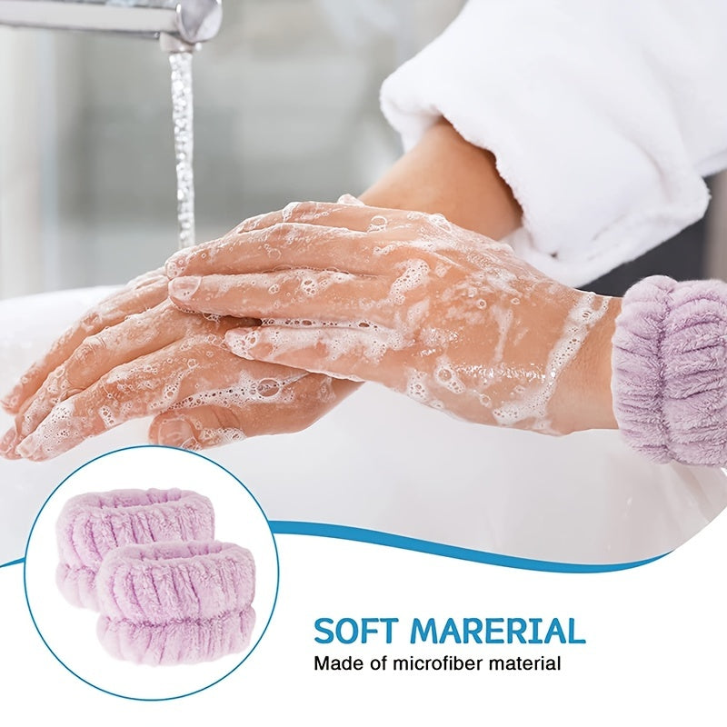 Absorbent Wrist Wash Band Towel Face Washing Wristbands Straps