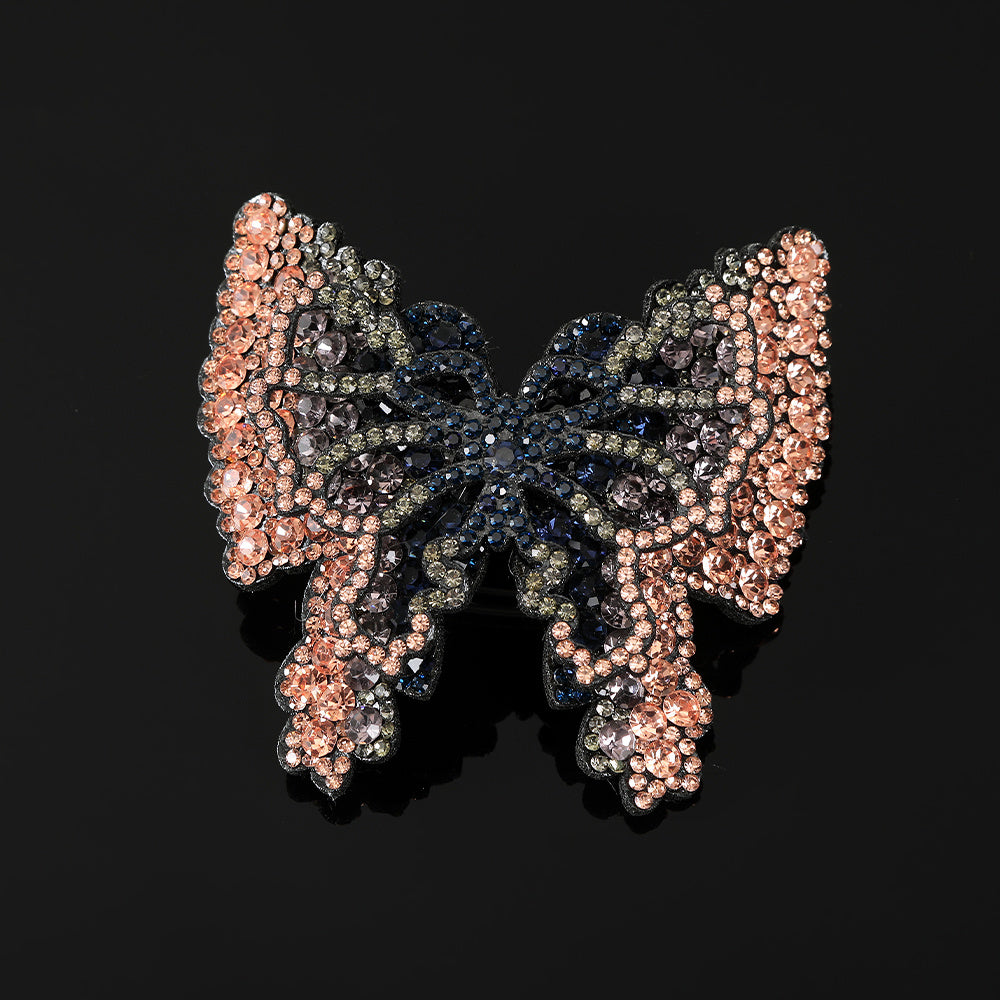 Rhinestone Butterfly French Barrettes Hair Clip Hair Accessories