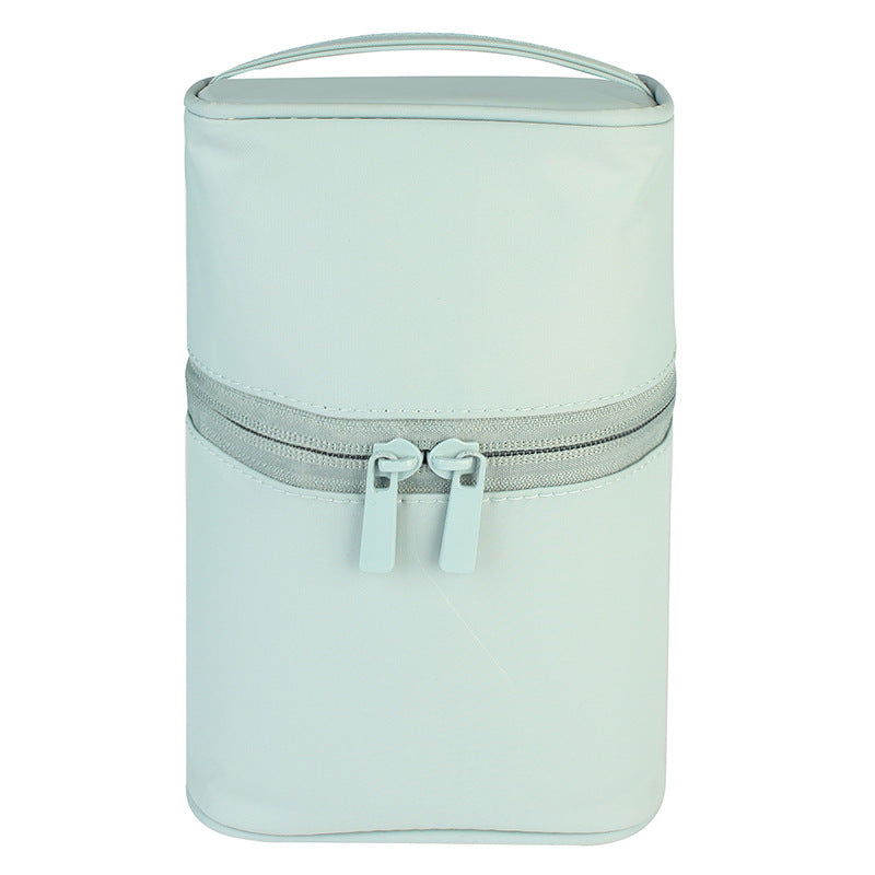 Stylish Bucket Cosmetic Bag with Zipper