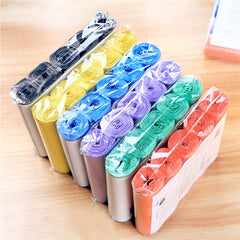 75pcs 5 Roll 4 Gallon Disposable Trash Bags