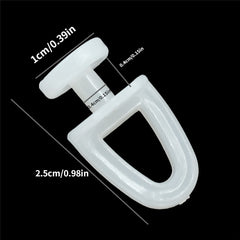 20pcs Curtain Track Rollers Plastic Drapery Rail Sliding Glider