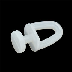 20pcs Curtain Track Rollers Plastic Drapery Rail Sliding Glider