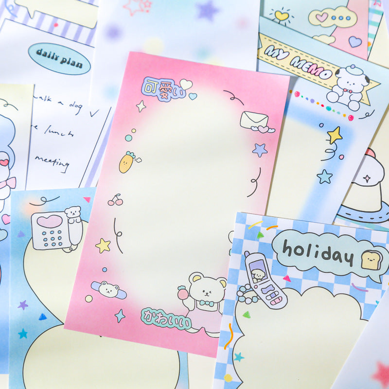 Insomnia Planet Series Cartoon Hand Account Material Student Message Paper