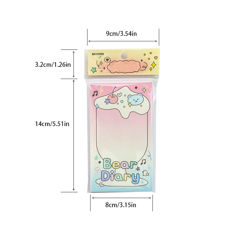 Insomnia Planet Series Cartoon Hand Account Material Student Message Paper