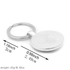 Good Friends Like Stars Keychain Stainless Steel GEM 0424