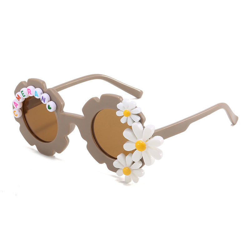 Daisy Flower Sunglasses for Women UV400 Beach Party Glasses