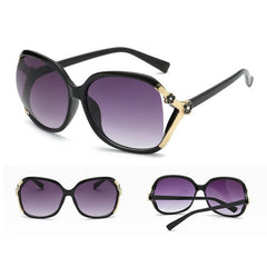 Camellia Round Sunglasses UV400 Hollow Out Glasses