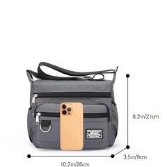 Horizontal Pocket Men's Bag Oxford Cloth Shoulder Bag Men's Messenger Bag