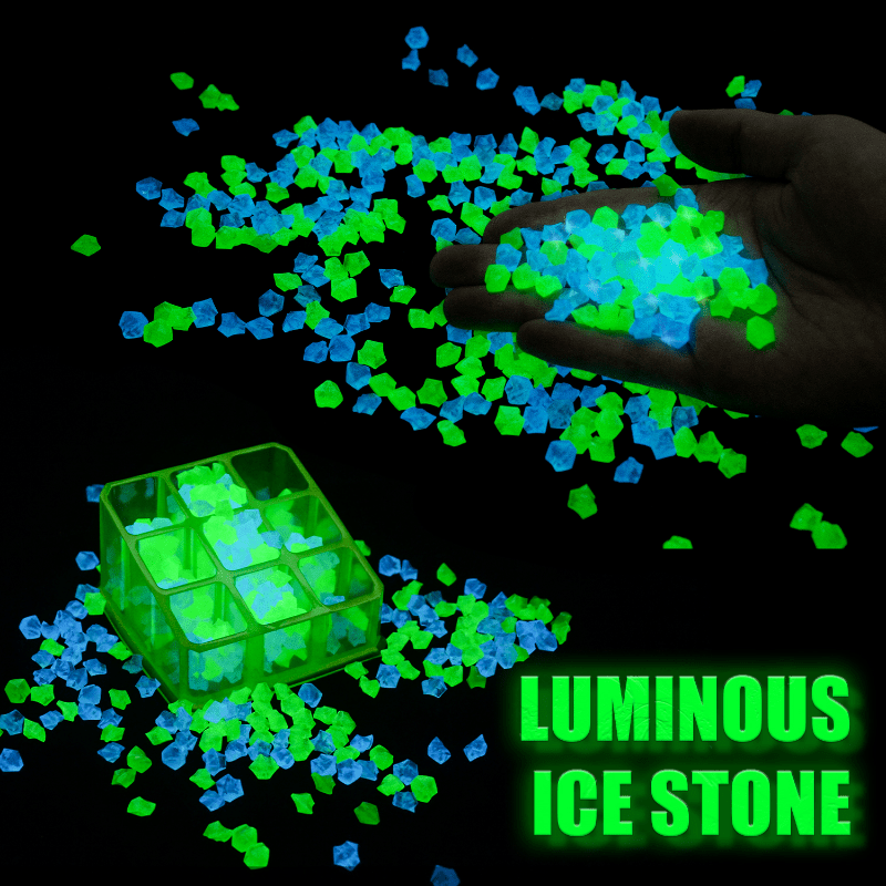 300 Glow Dark Garden Pebbles Outdoor Aquariums Decor