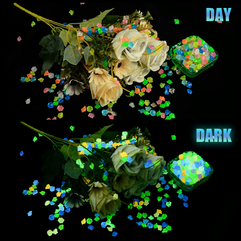 300 Glow Dark Garden Pebbles Outdoor Aquariums Decor