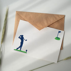 1pc Golf Theme Metal Cutting Dies for DIY Scrapbooking Cards Making