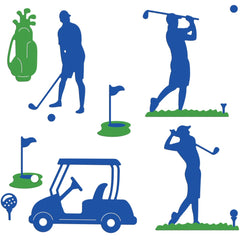 1pc Golf Theme Metal Cutting Dies for DIY Scrapbooking Cards Making