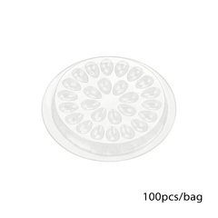 100Pcs Eyelash Glue Pallet Eyelash Extension Glue Pads Stand