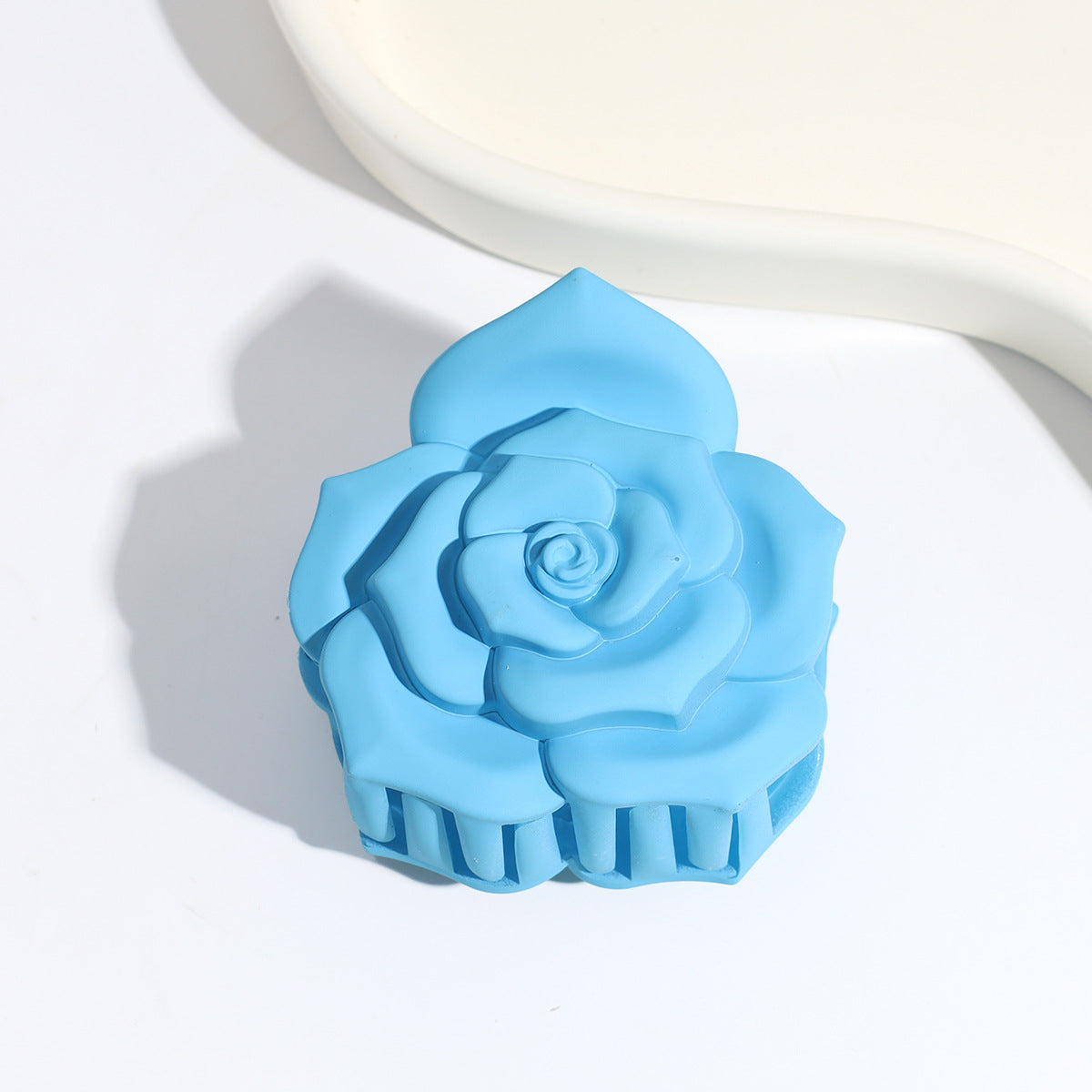 Rose Frosted Hair Claw Flower Shark Claw Hair Accessories