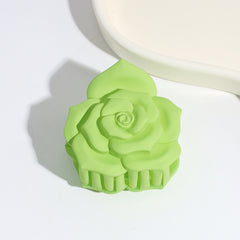 Rose Frosted Hair Claw Flower Shark Claw Hair Accessories