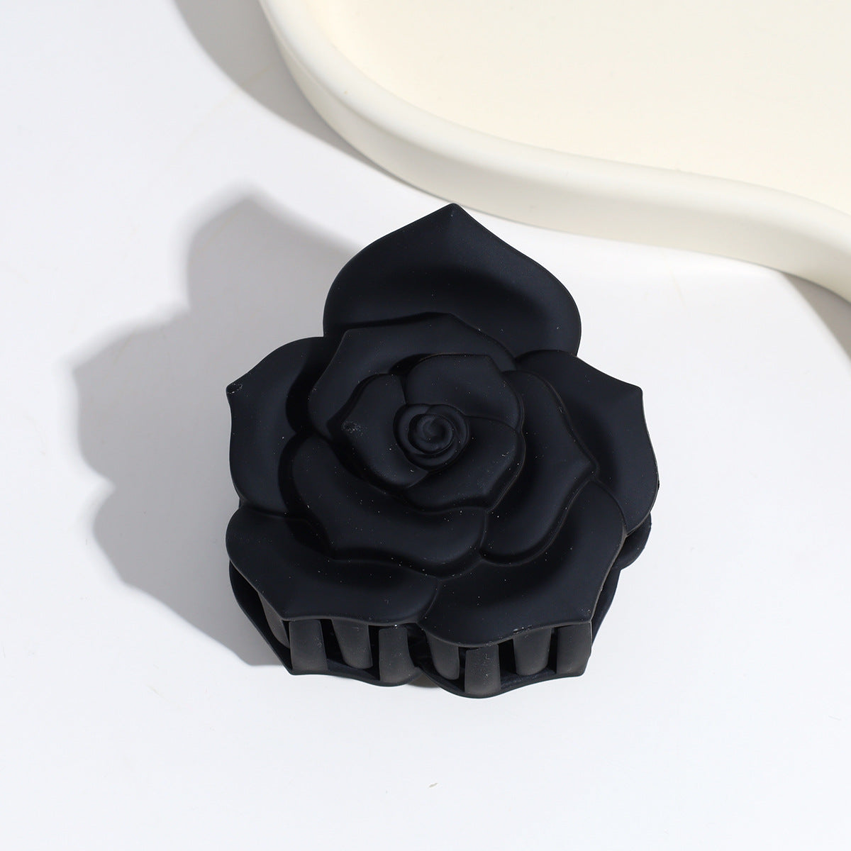 Rose Frosted Hair Claw Flower Shark Claw Hair Accessories