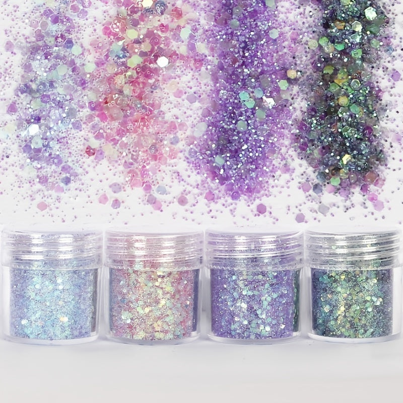 Chunky Glitters Fine Mix UV Resin Jewelry Making Decor Slime Fillings
