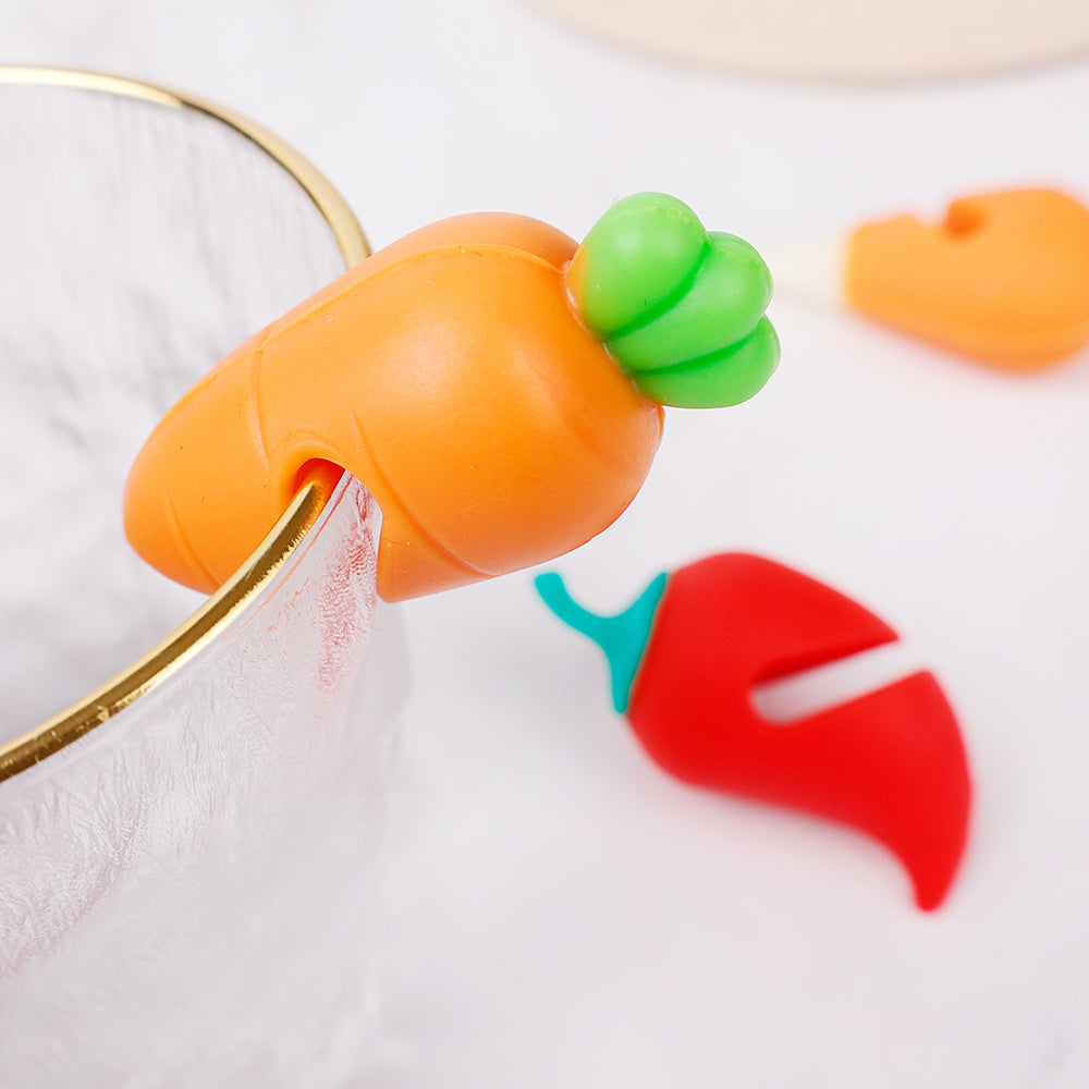 3pcs Silicone Pot Lid Holder Anti-spill Rack Heat-resistant Stopper