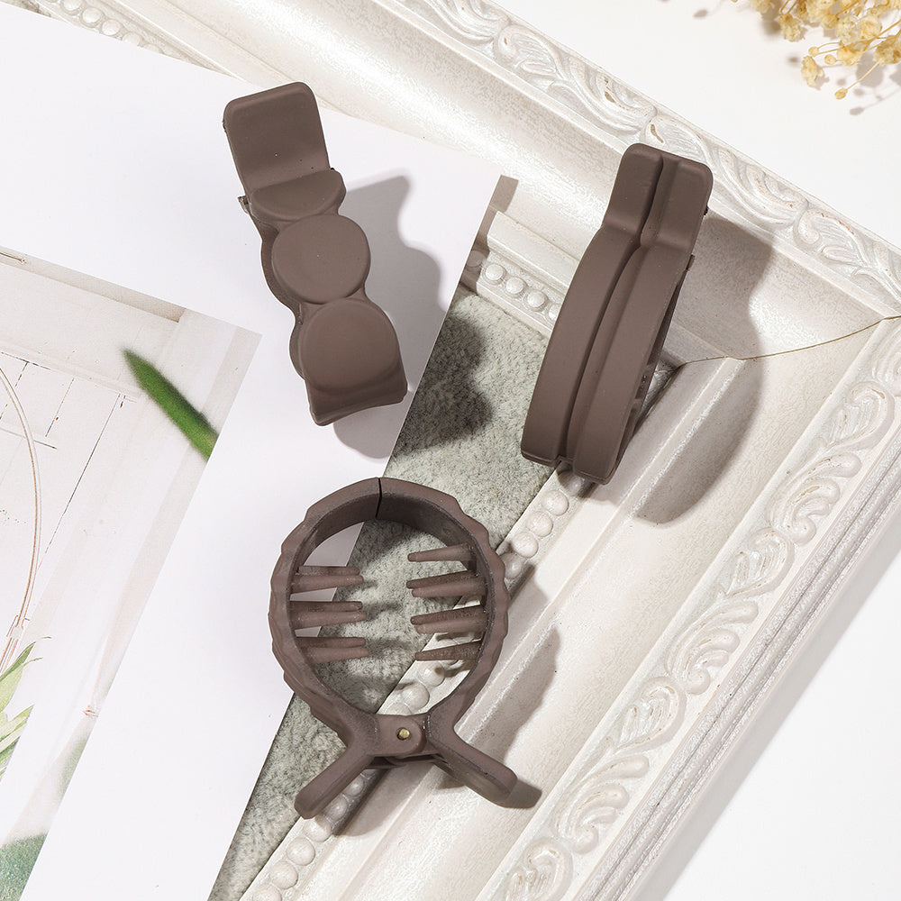 Matte Hair Claw Set Girls Hair Accessories
